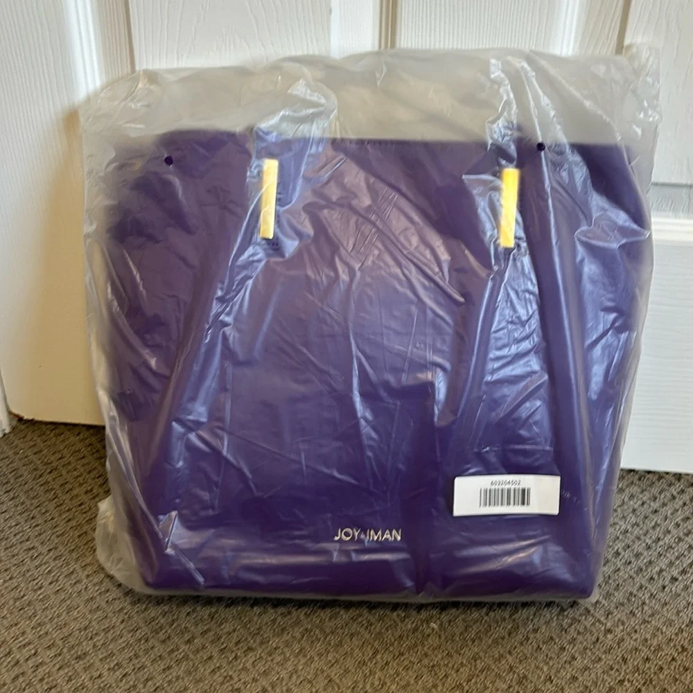JOY & IMAN || purple tote bag - Picture 2 of 8